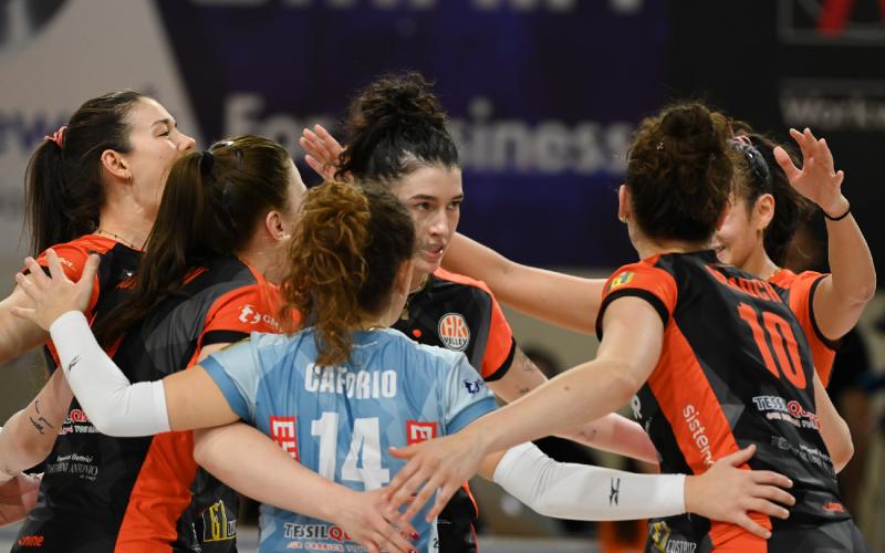 Le dichiarazioni arancionere dopo il match contro la corazzata Scandicci